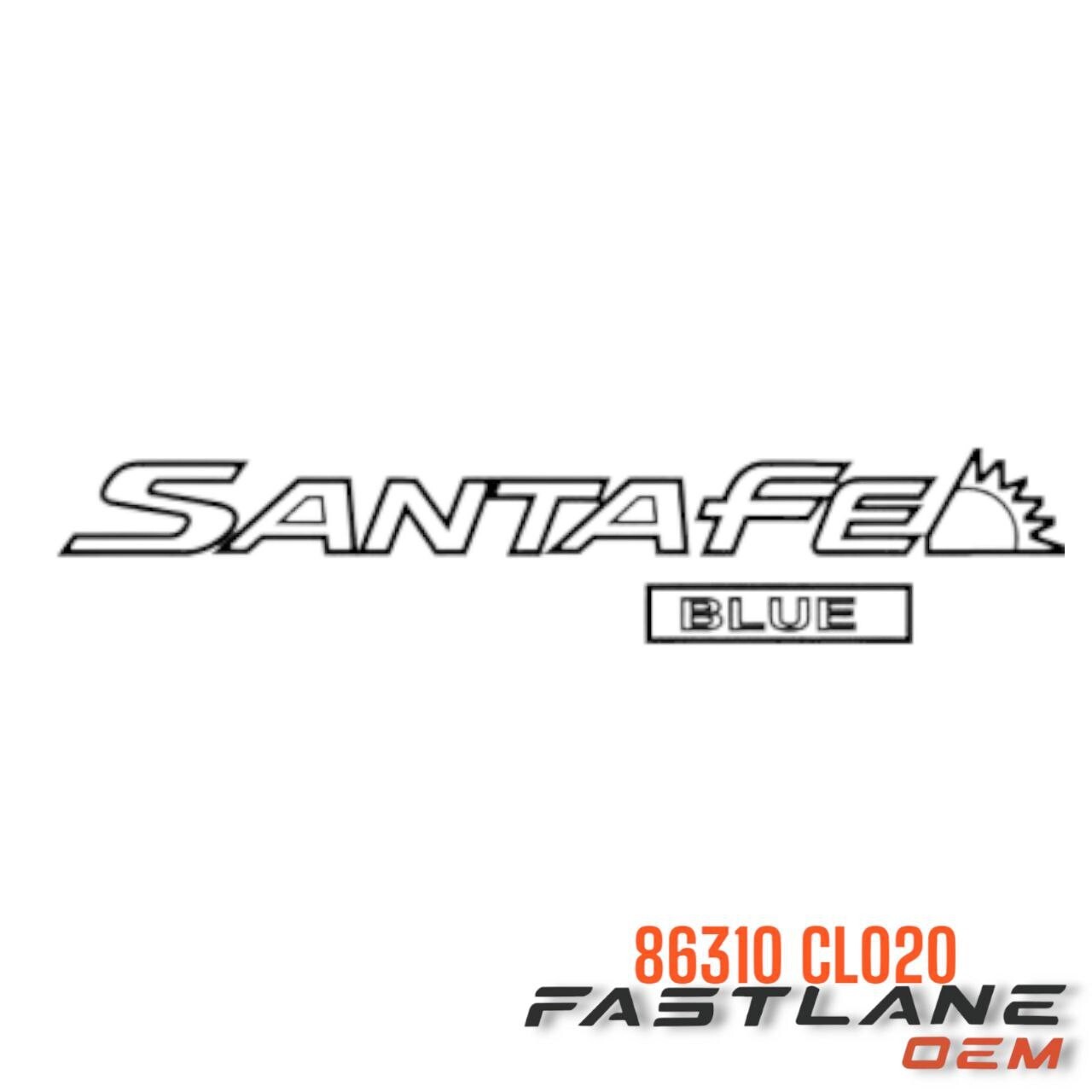 2021-2023 HYUNDAI SANTA FE EMBLEM NEW OEM 86310 CL020 | eBay
