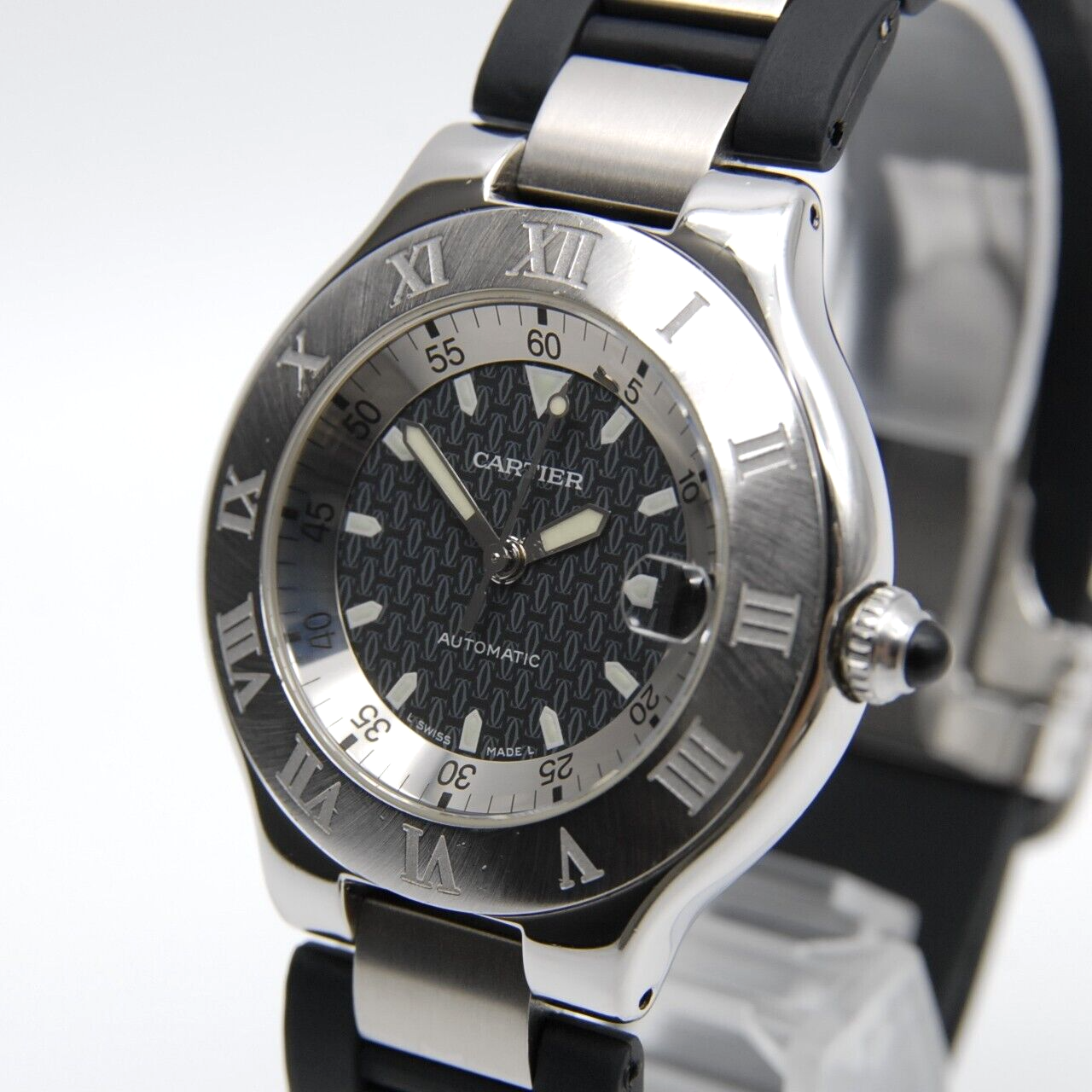 N MINT+ 】 CARTIER Must de Cartier 21 Autoscaph 2427 36mm