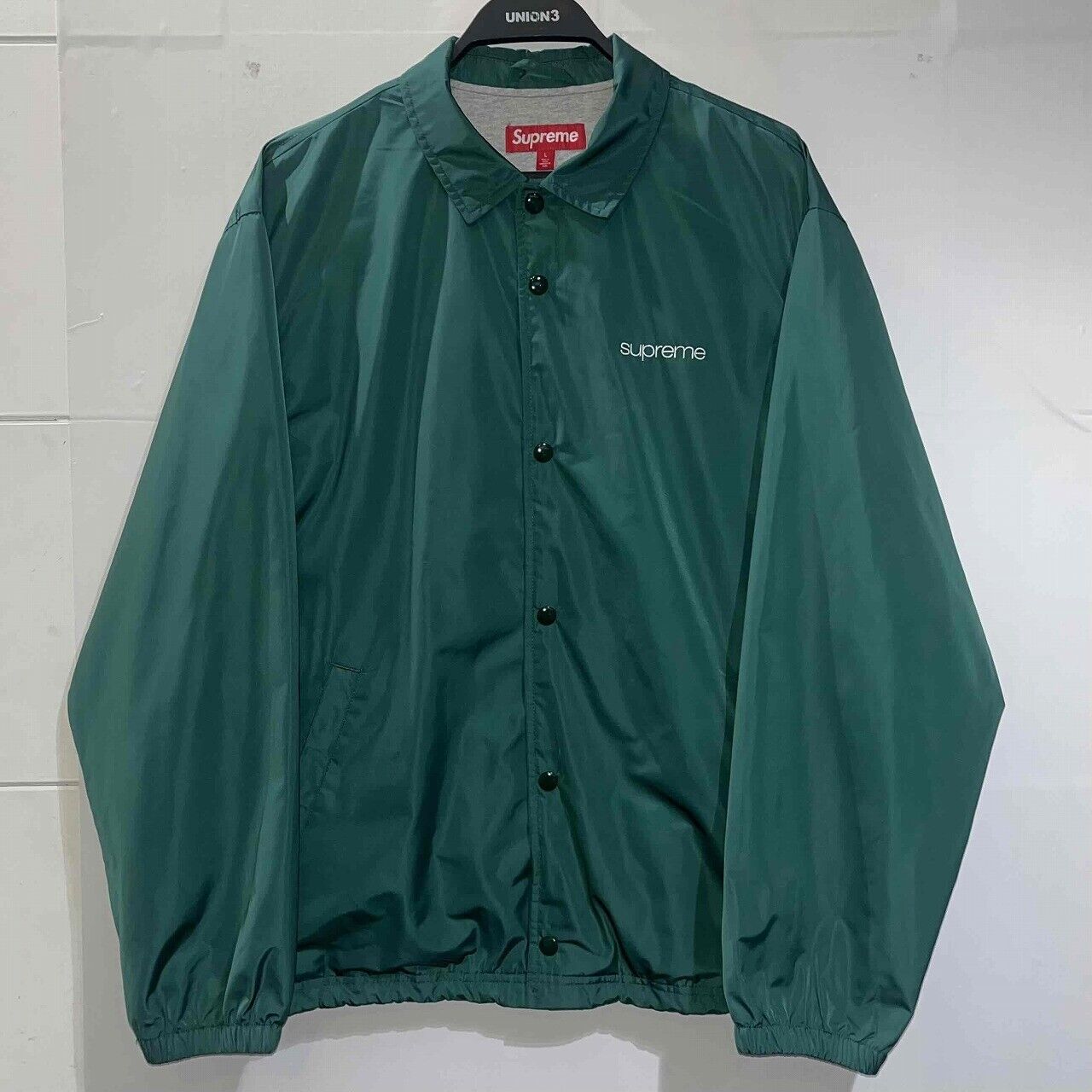 Supreme 23aw Nyc Coaches Jacket Size L Green Logo Outerwear Supreme 23aw Nyc Coaches Jacket Size L Green Logo Outerwear