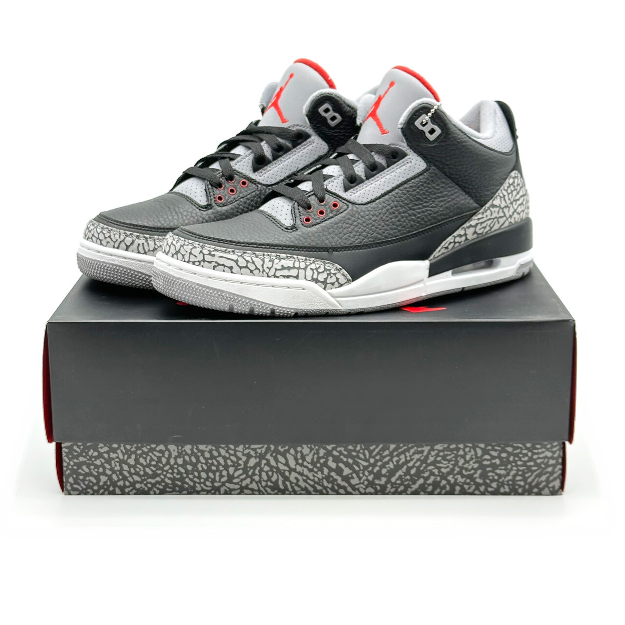 854262-001 Nike Air Jordan 3 Retro OG Black Cement Grey 854262-001 Nike Air Jordan 3 Retro OG Black Cement Grey