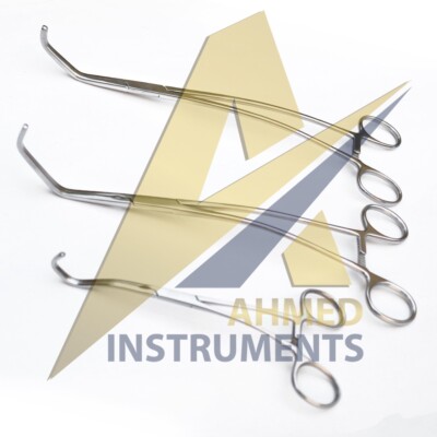 3 Pcs Surgical Forceps Satinsky Cooley Debakey Veterinary  Instruments