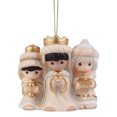 Precious  Moments  Three Kings Christmas Ornament They Followed The Star 221032
