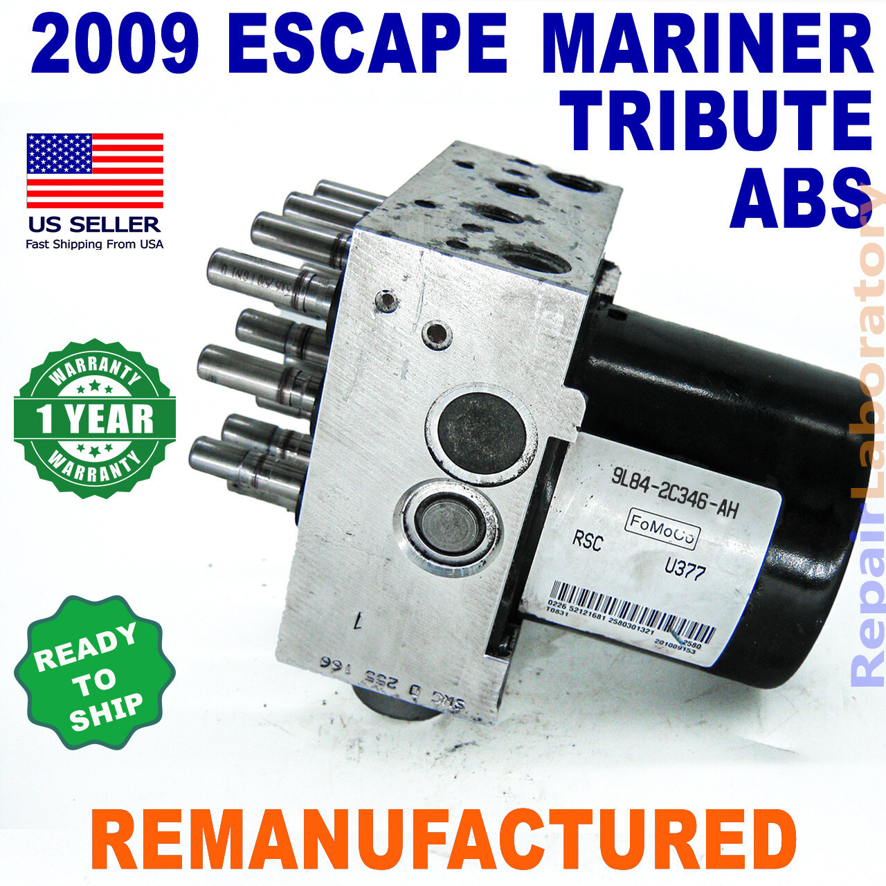✓ReBuilt✓ 9L84-2C346-AH 2009 ESCAPE MARINER TRIBUTE ABS ✓ReBuilt✓ 9L84-2C346-AH 2009 ESCAPE MARINER TRIBUTE ABS