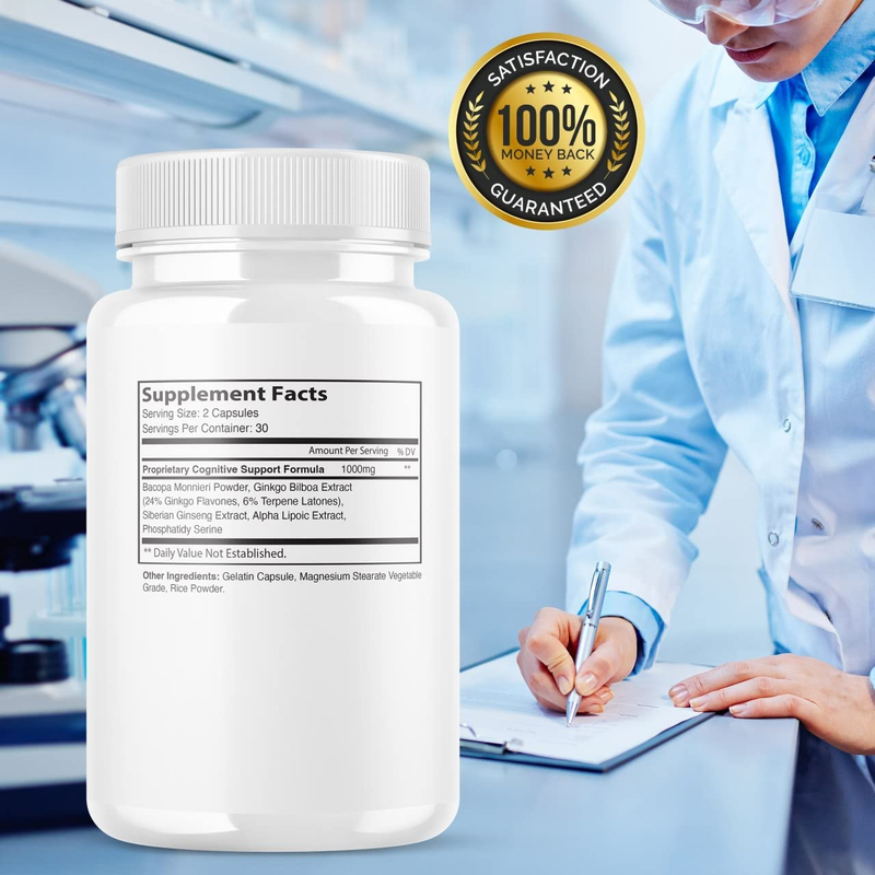 (3 Pack) Neuro Tech IQ Brain Supplement Neurotech Iq Focus Formula Pills (180 Ca