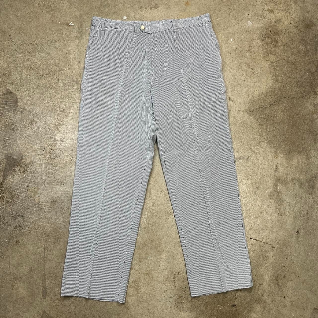 パンツ PINSTRIPE PANTS ムウトアール M TO R ［PANTS］PINSTRIPE STRAIGHT PANTS