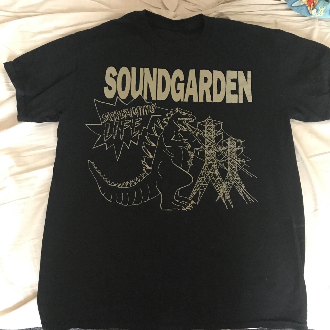 Retro Soundgarden Godzilla Graphic T Shirt, rock band shirt