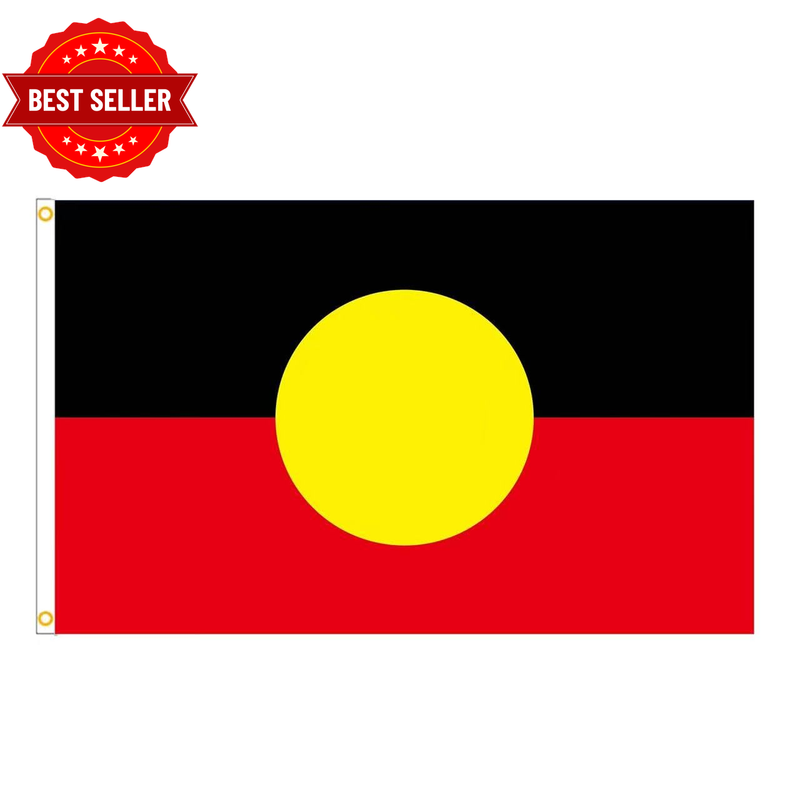 Aboriginal Flag, Australian Aboriginal Flag 90X150Cm, Fade Resistant