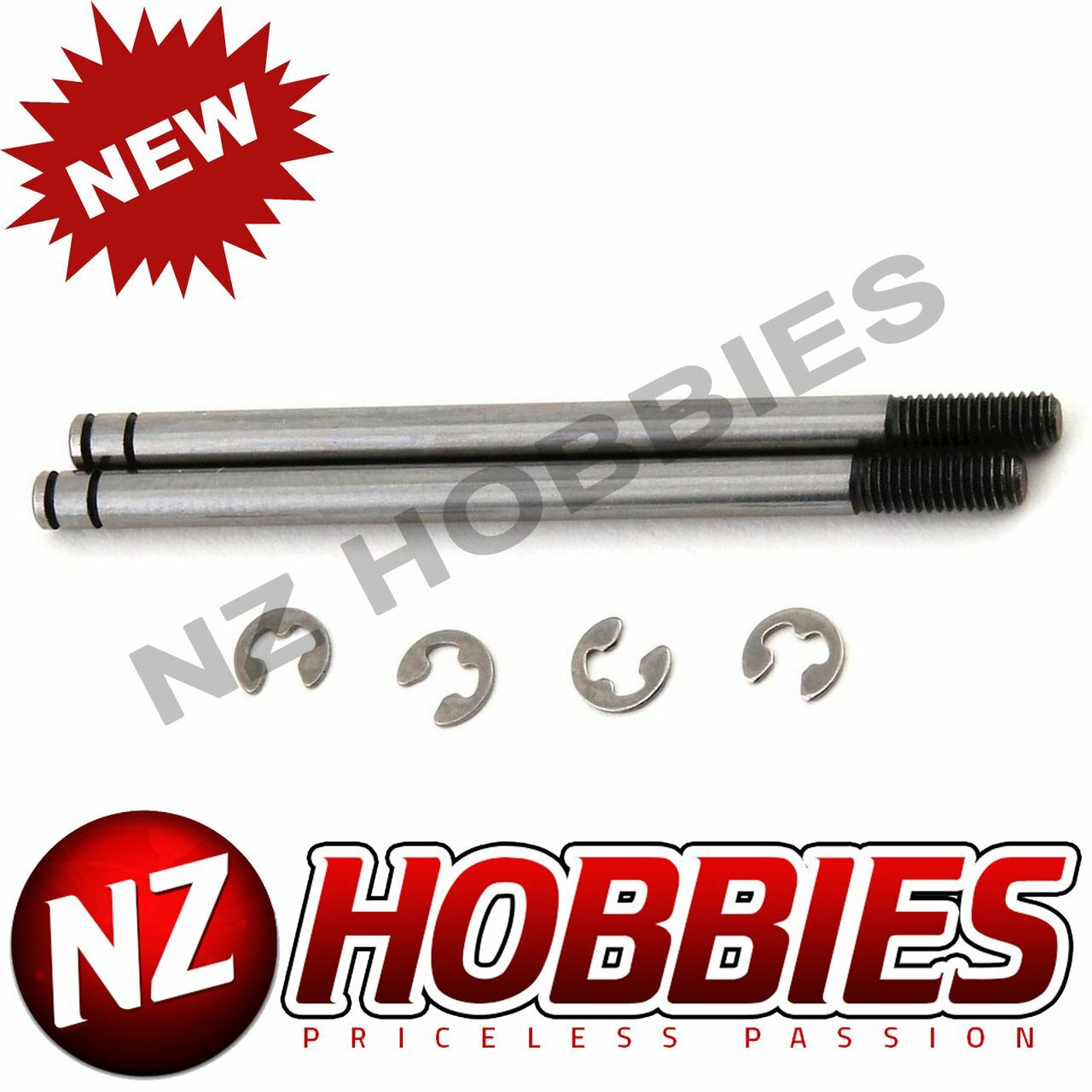 AXIAL AXI233012 Shock Shaft M3x50mm (2pc): SCX10III