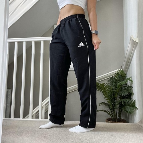 ウォーキング・ランニングウェア old adidas stripe track wide pants BLK old adidas stripe track wide pants BLK