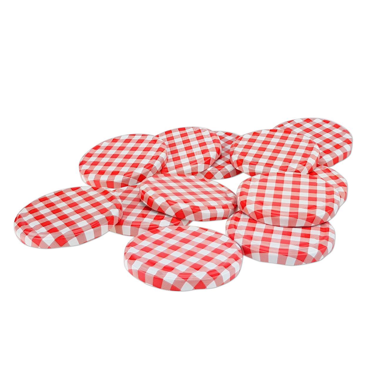 VICASKY 16 Stück Einmachgläser Deckel - Luftdichte Twist-Off Deckel Für Mason Jars & Schraubgläser