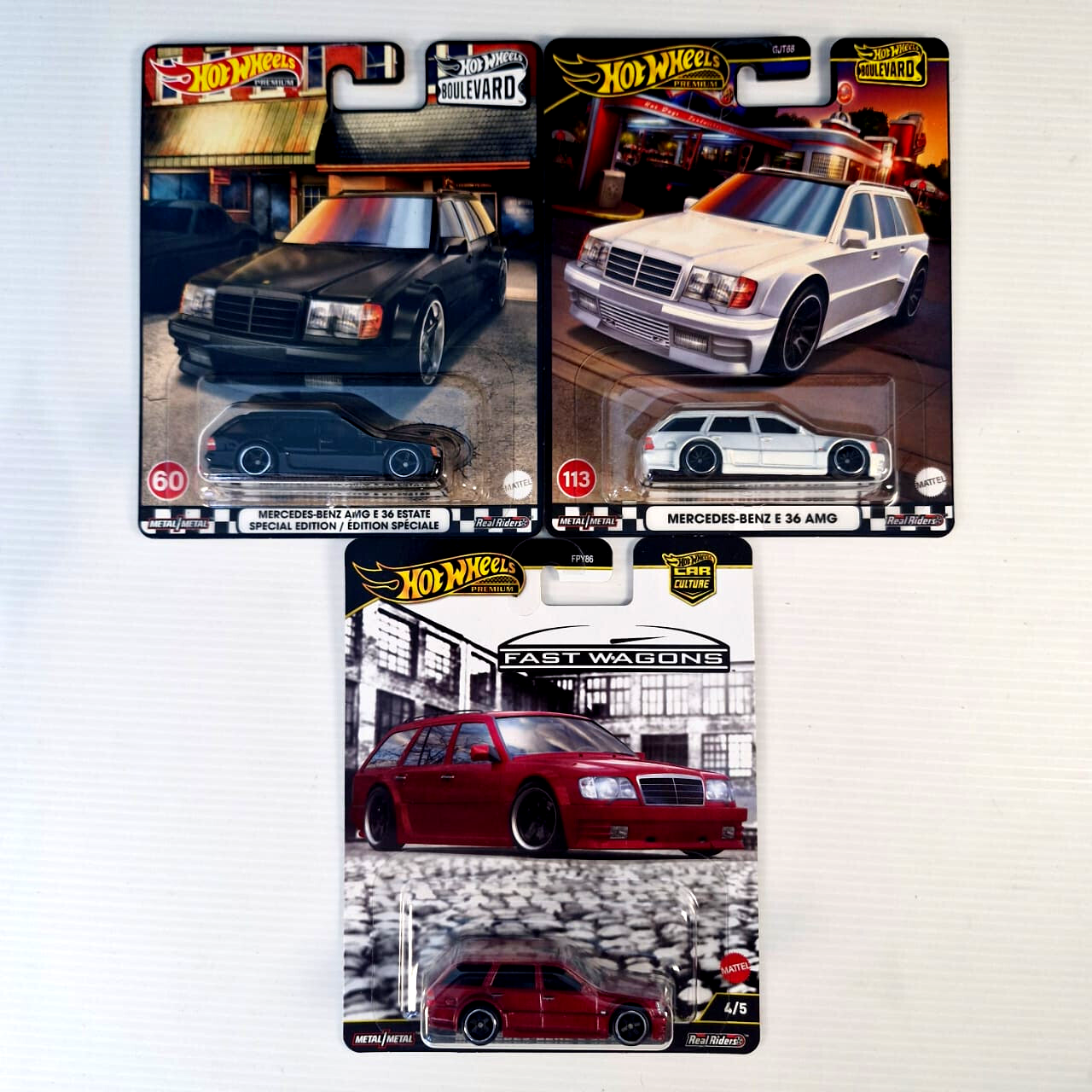 Hot Wheels Premium Boulevard Mercedes-Benz AMG E 36 Estate