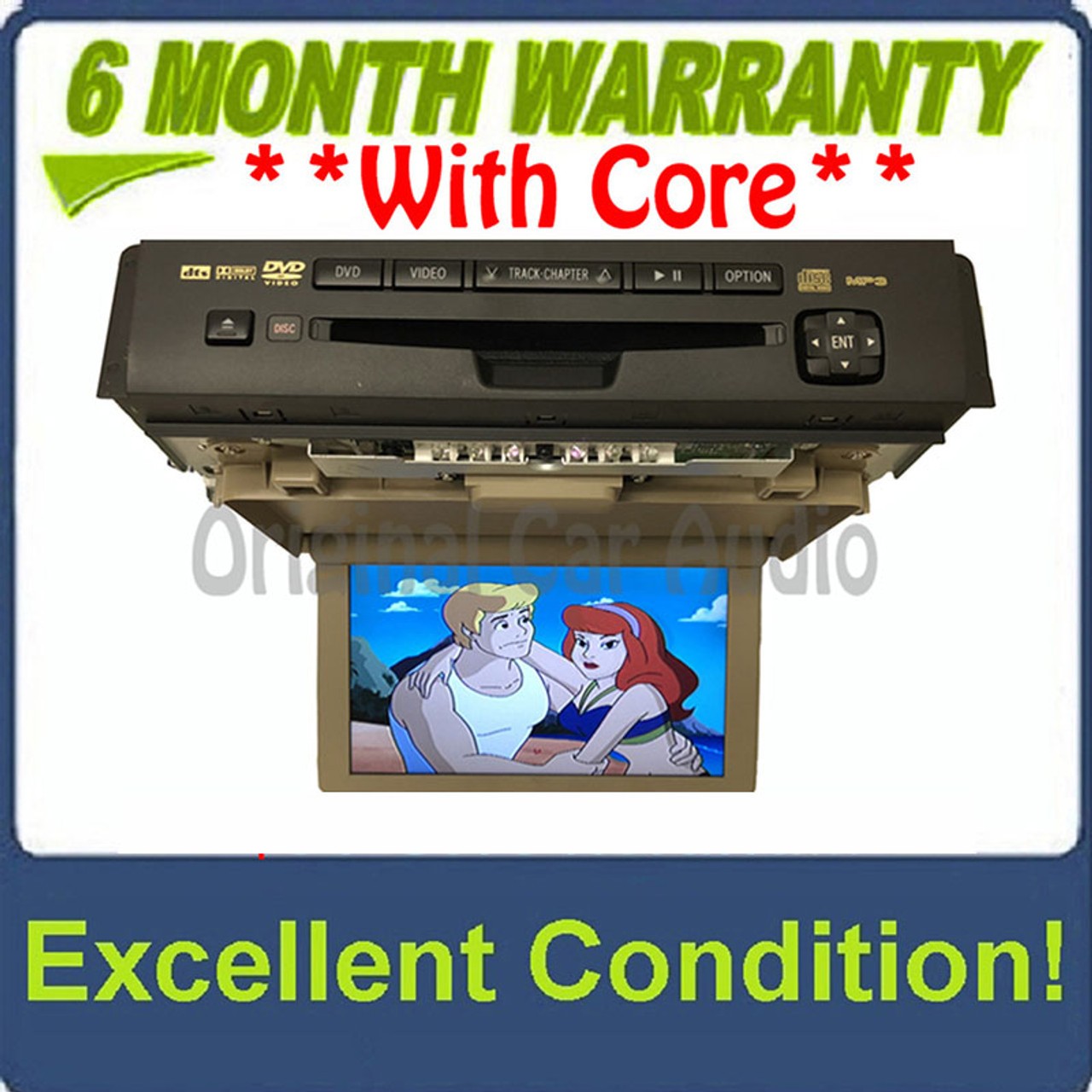 07 - 14 Toyota Tundra Sequoia OEM Overhead Rear RSE DVD