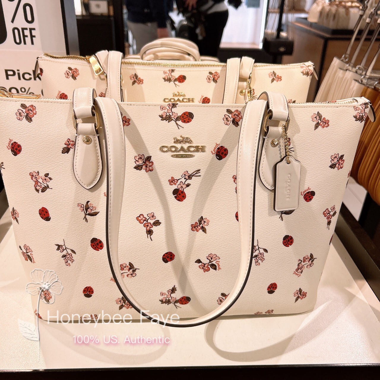 Coach Gallery Tote Bag ギャラリー トート CAR34 フルーツ柄 NWT Coach Gallery Tote Bag With Strawberry Print CAR34 | eBay