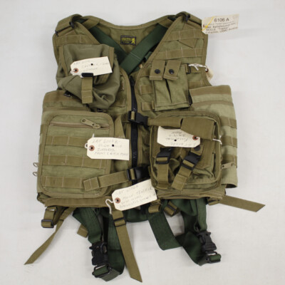 London Bridge Trading LBT-6106A MOLLE USMC Tracker Vest Ballistic Khaki Tan