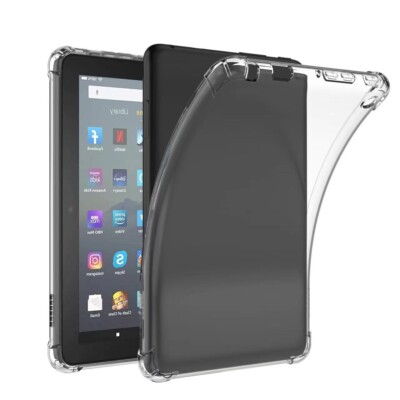 For Amazon Kindle Fire 7 2022 TPU 4-Corners Anti-drop Lightweight Clear Case
