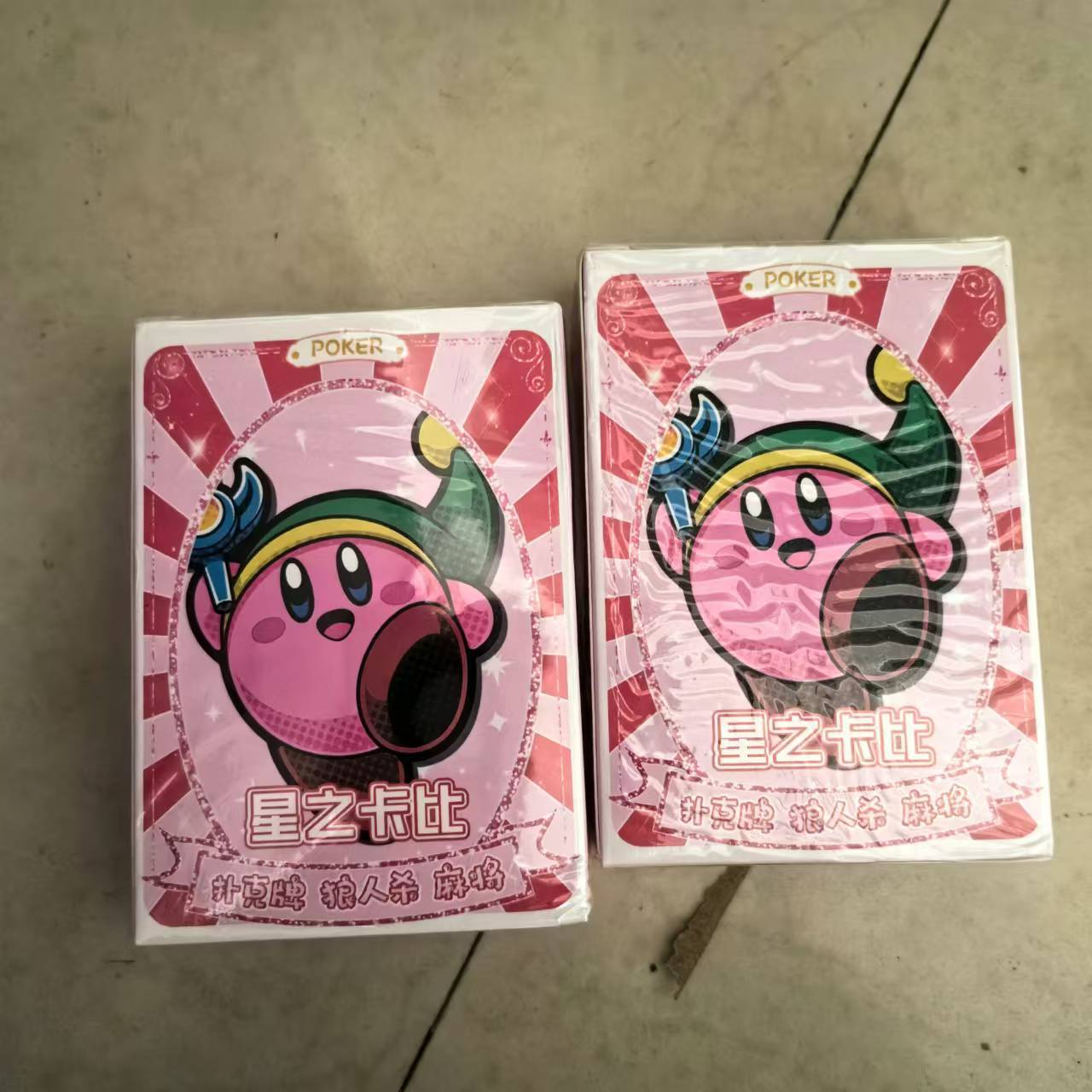 その他 KIRBY 20TH ANNIVERSARY PLAYING CARDS Spade 3 Kirby 20th Anniversary Playing Cards Club Kirby's