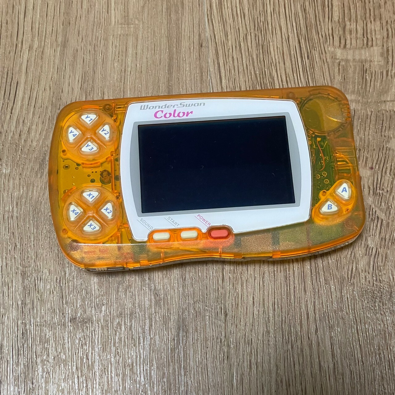 ワンダースワンカラー 本体 クリスタルオレンジ 動作品 ジャンク