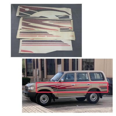 Toyota Land Cruiser 80 Series FJ80 FZJ80 Side Body Decal/Sticker Complete
