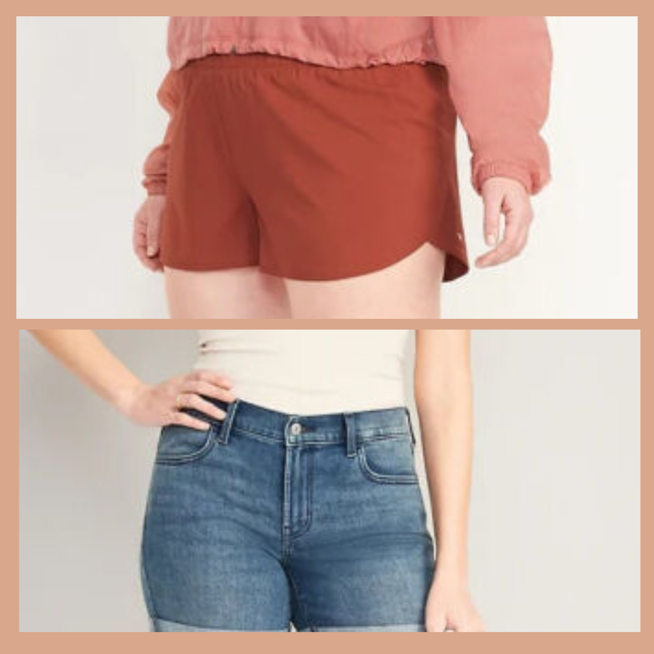 

Лот из 2 джинсовых шорт Old Navy Plus Size. Спортивные шорты, размер 24 и 3X., Синий