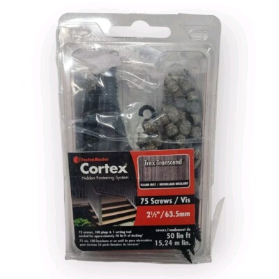 Cortex Hidden Fastening System for Trex Select Decking   2-1/2 in. (Island Mist)