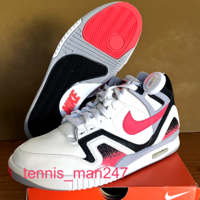 Nike Andre Agassi Air Tech Challenge II QS Court Lava 643089 160 Tennis Shoes 10
