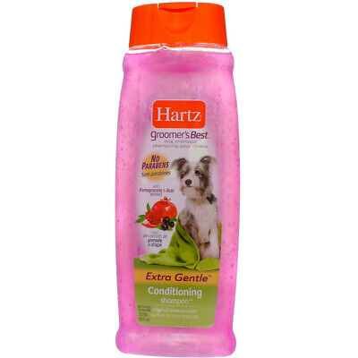3 Pack Hartz Groomer's Best Conditioning Dog Shampoo, Tropical Breeze, 18 fl oz