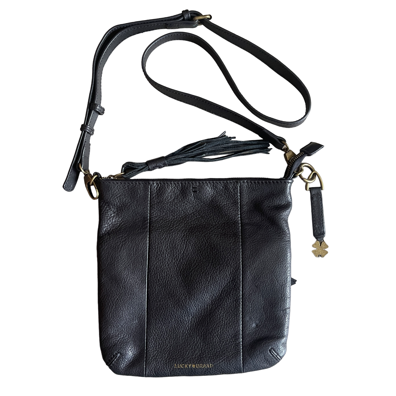 Lucky Brand Crossbody Bag Purse Leather Black eBay