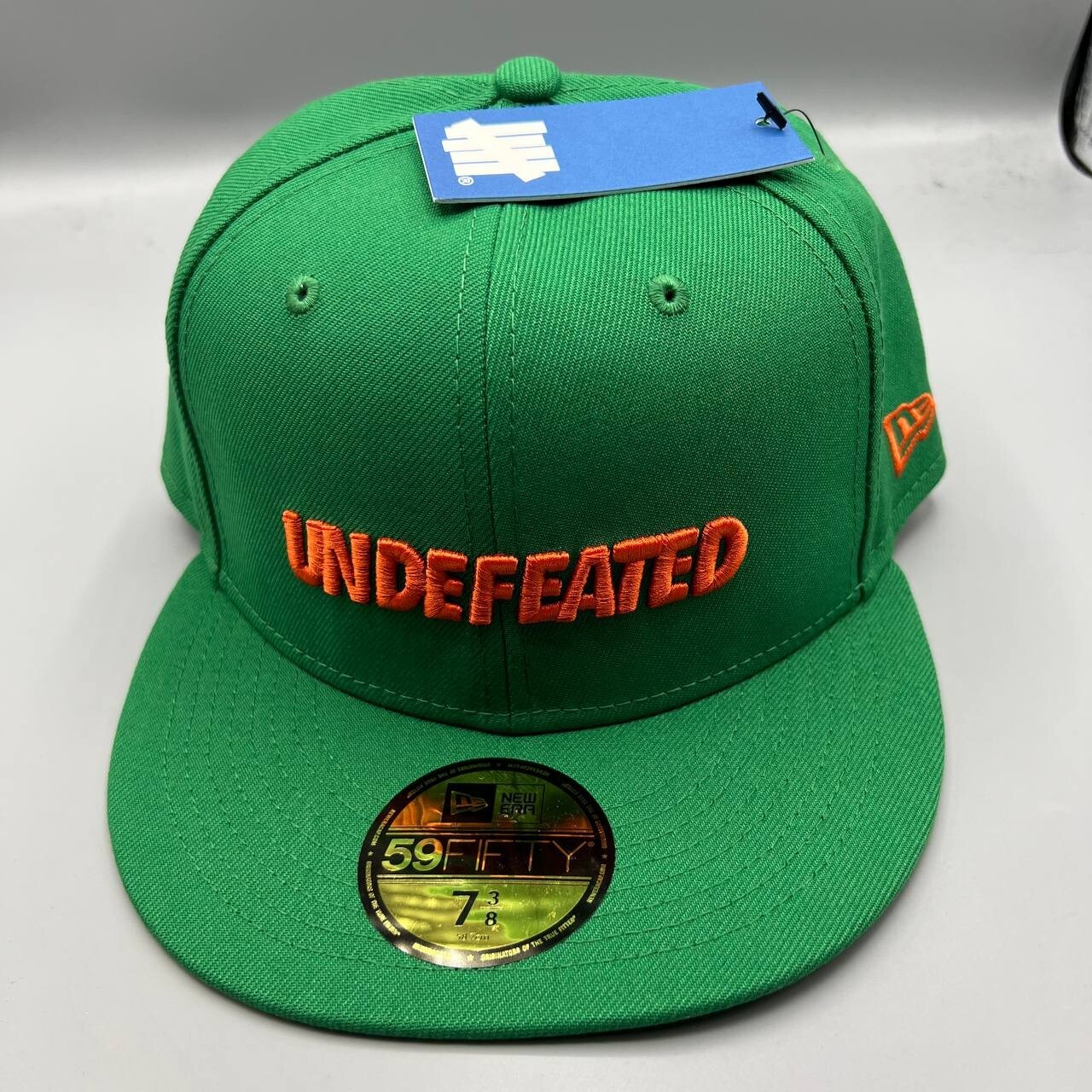 Undefeated Hat Men 7 3/8 Green 59Fifty New Era Fitted Cap