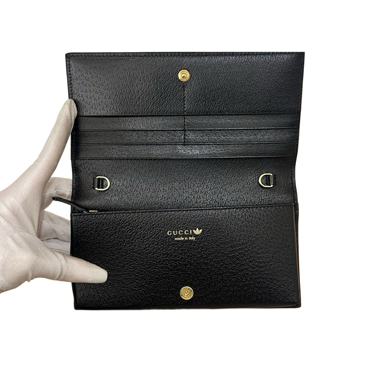 Authentic Adidas X Gucci GG Supreme Chain Wallet Purse