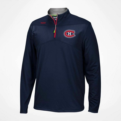 [M95071] Мужские кроссовки Reebok Baselayer 1/4 Zip НХЛ Монреаль Канадиенс