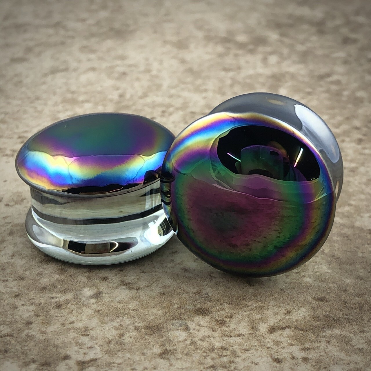 Glass plug. Glass plug