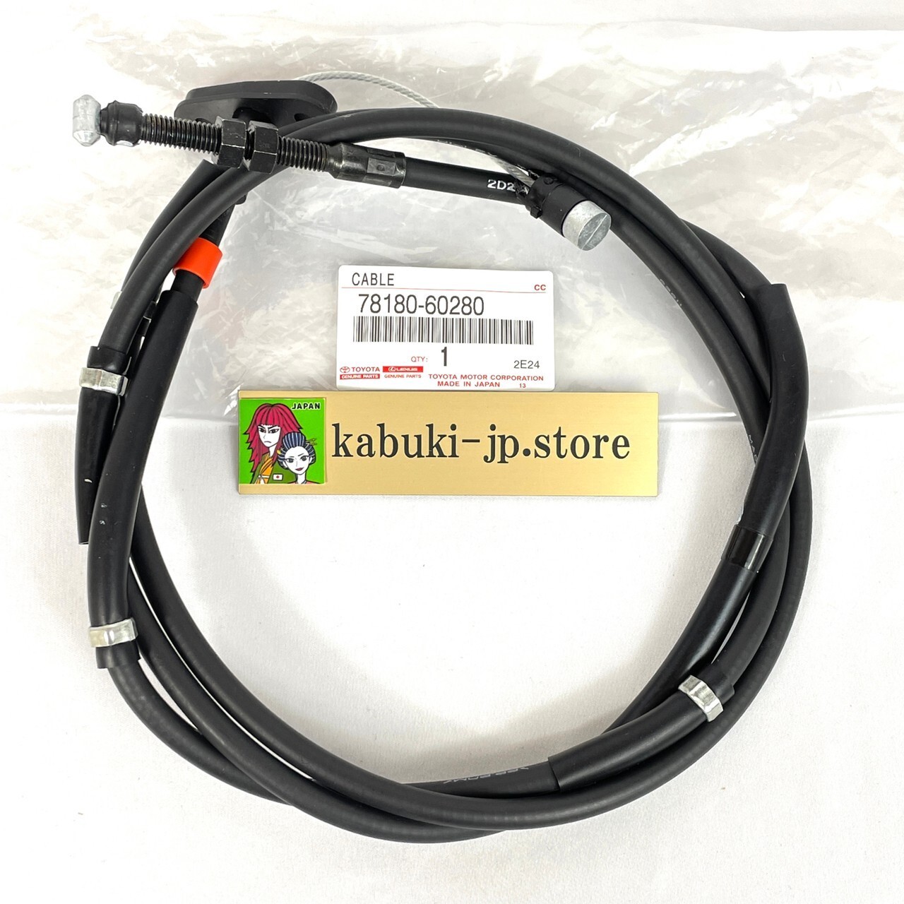 ウェア ktru Toyota Genuine 78180-60280 Cable Assy Accessories Control