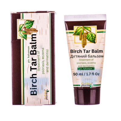 Birch Tar balm 50 ml - eczema, psoriasis, dermatitis