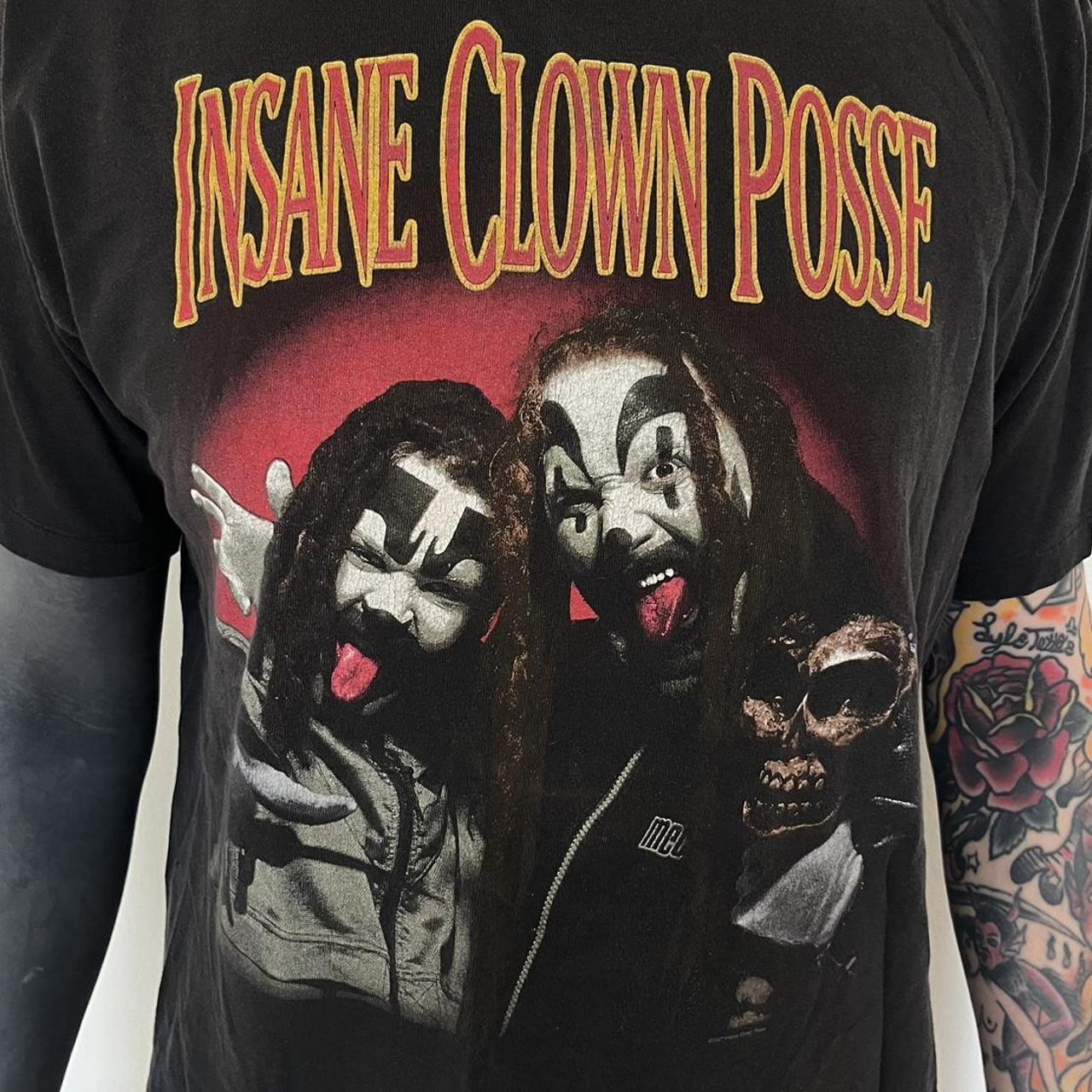 トップス 90's Insane clown posse S/S Tee Vtg 90s/00s Insane Clown Posse Tee Retro Style Black Unisex