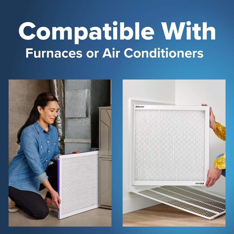 16x25x1 Furnace Filter, MPR 1500, MERV 12, Healthy Living Ultra-Allergen 3-Month