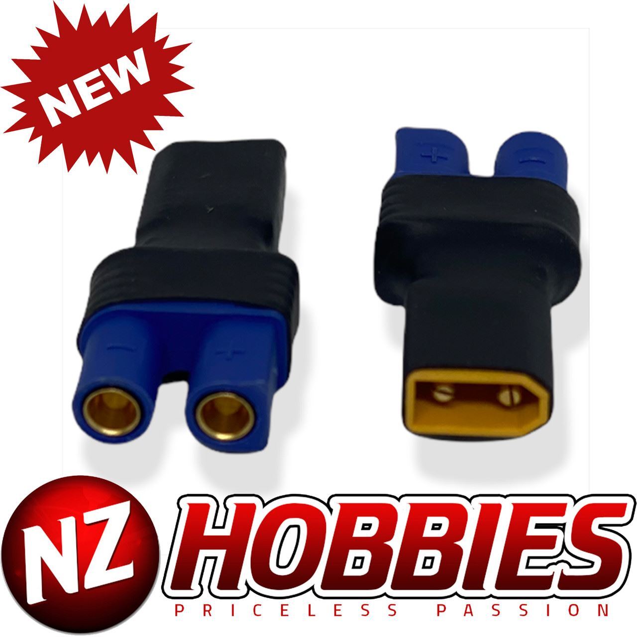 NZH RC EC3 Female to XT30 Male Conversion Adapter (1 PC) # NZ-EC3F2XT30M