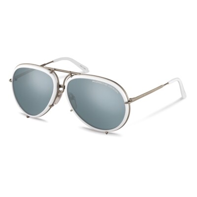 Porsche Design Sunglasses P'8613 61 mm White Aviator P8613-C-6114-135-V649V604