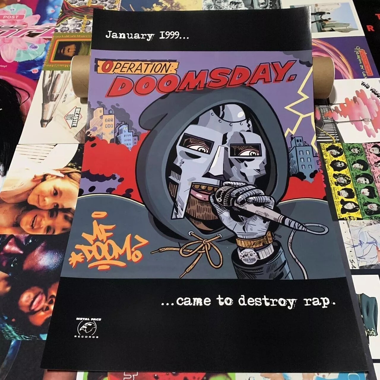 特大⭐︎MF DOOMポスター MF DOOM 'Operation: Doomsday' Retro Poster | eBay