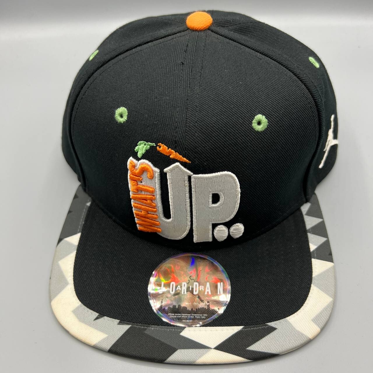 Nike Air Jordan Hat Men Black Jumpman Space Jam What's Up