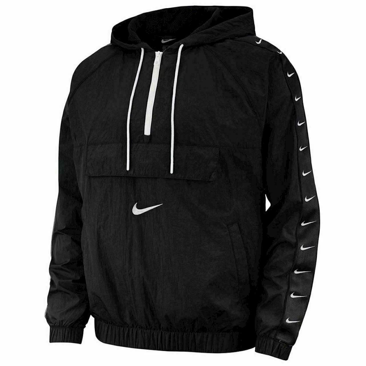 Men's Nike Swoosh Woven Logo Jacket Windbreaker CV9167 010