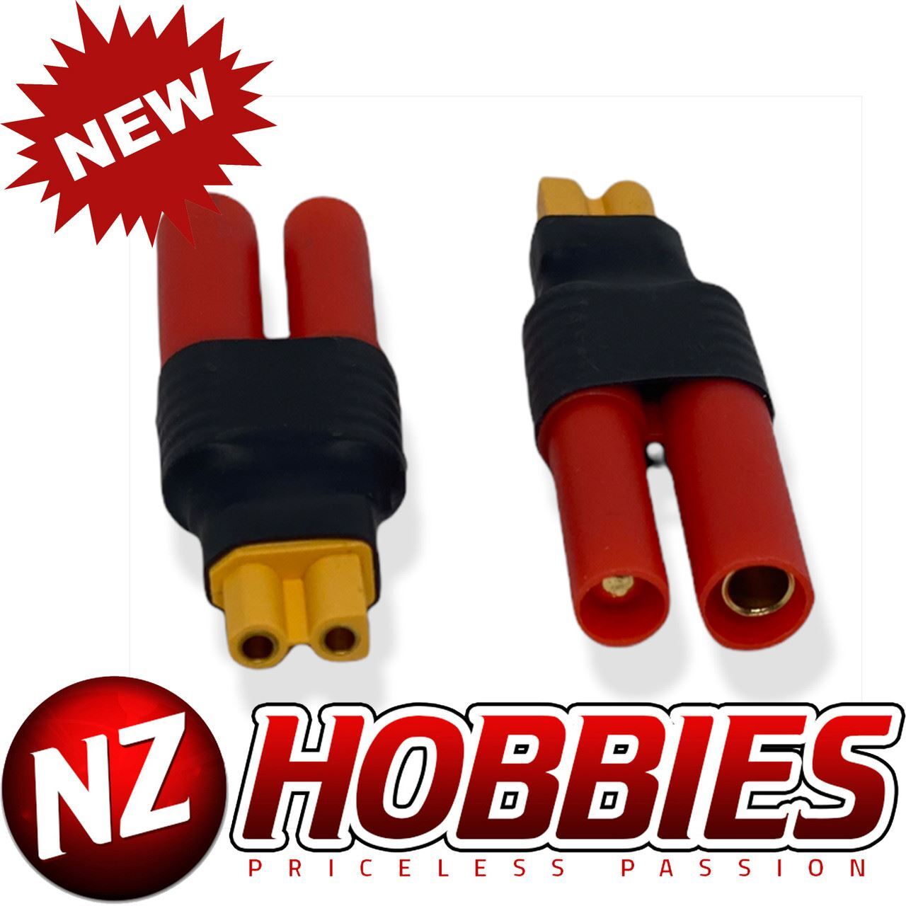 NZH RC XT30 Female to HXT 4.0 Conversion Adapter (1 PC) # NZ-XT30F2HXT4