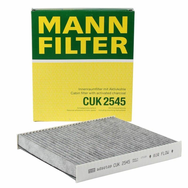 Mann Cuk2545 Innenraumfilter Aktivkohlefilter FÃ¼R Audi Mercedes Seat Skoda Vw
