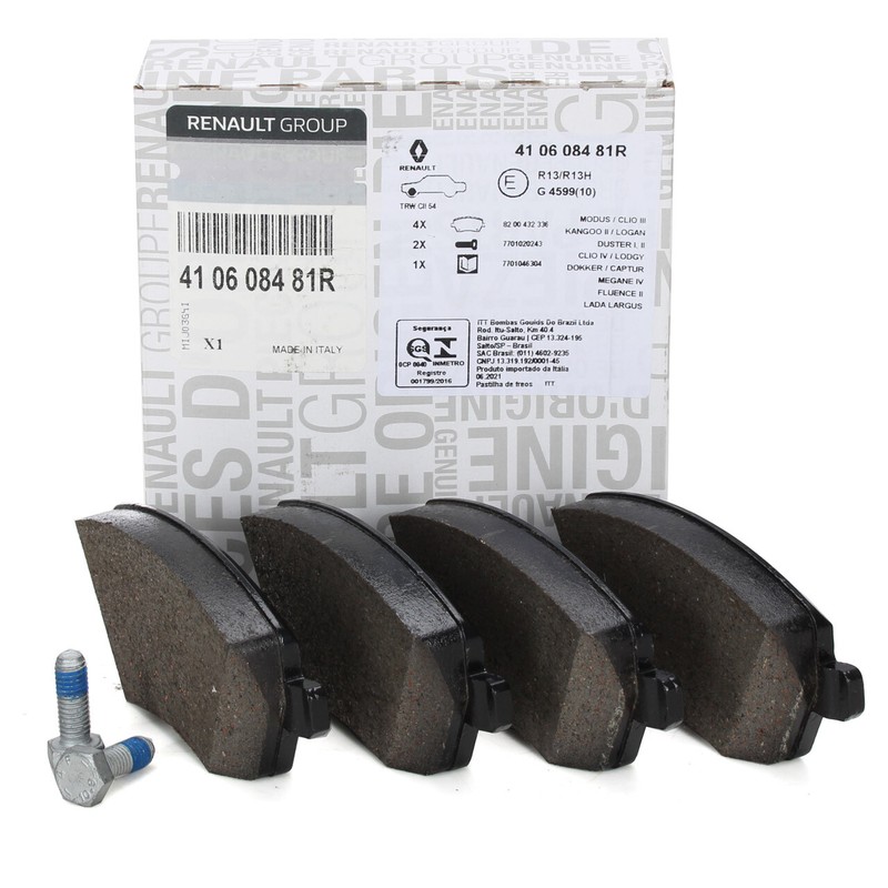 Original Renault BremsbelÃ¤Ge Clio Megane Grandtour 4 Kangoo Zoe Vorne 410608481r