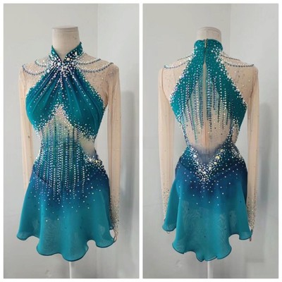  Ice skating dress Figure skating dress Skating dress dance dress