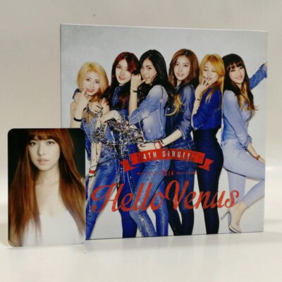 CD Hello Venus 4th Single Album 2014 with Photocard Korea
