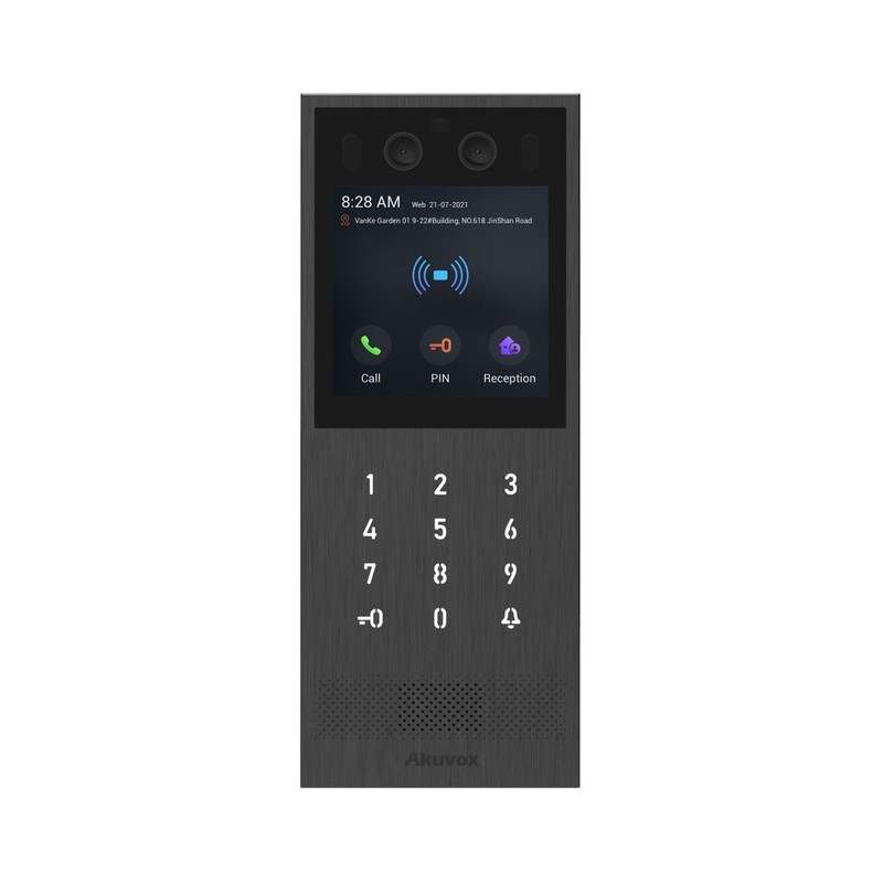 ^Akuvox X912S Video-Türsprechanlage Kit On-Wall, big touch screen,card reader