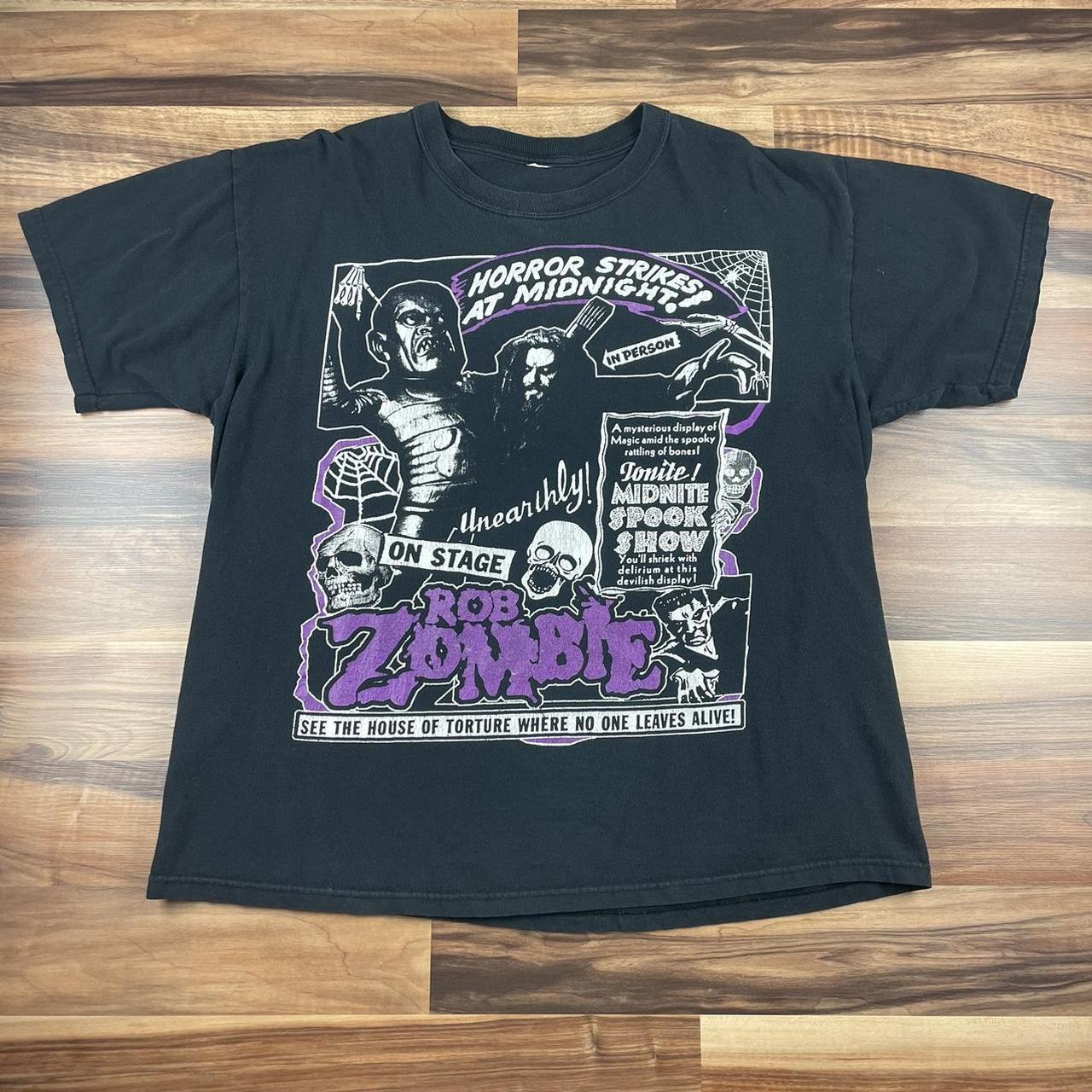 Rob Zombie Unisex T shirt black tee heavy cotton Men Women S