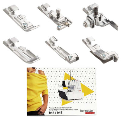 Bernette Serger 6 Pack Presser Foot Set fits B44, B48, B64