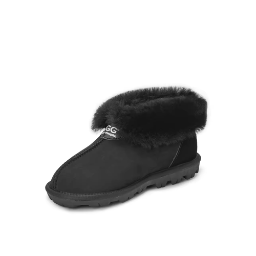 UGG Slippers Women Men Double Face Sheepskin Water Resistance Homey Slipper Boot