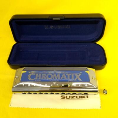 M. SUZUKI Japan CHROMATIX SCX-48 v2 Chromatic HARMONICA with